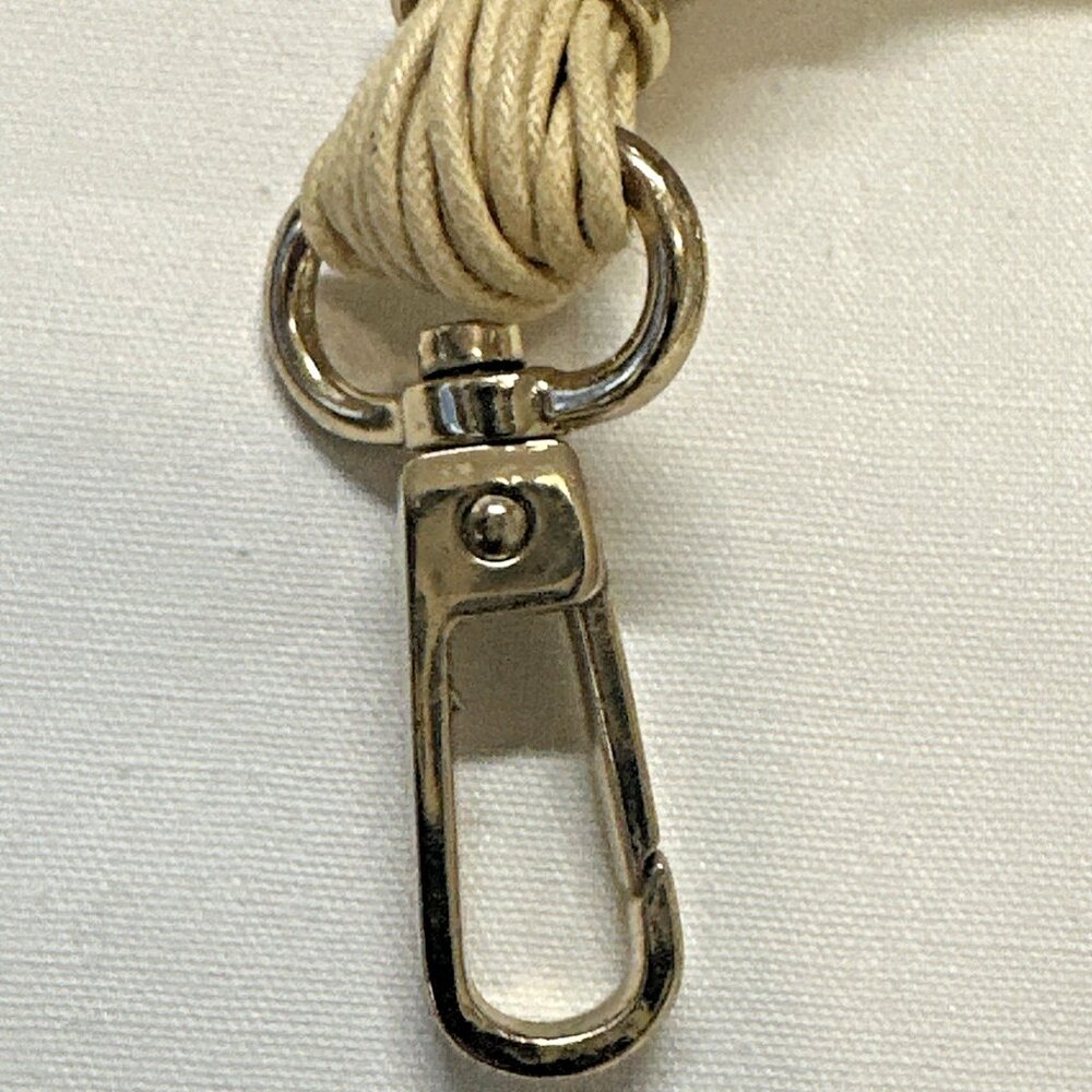 Saachi Women’s Cream Gold Cord Wrap Bracelet Lobster Claw Clasp Boho Jewelry - Picture 5 of 11